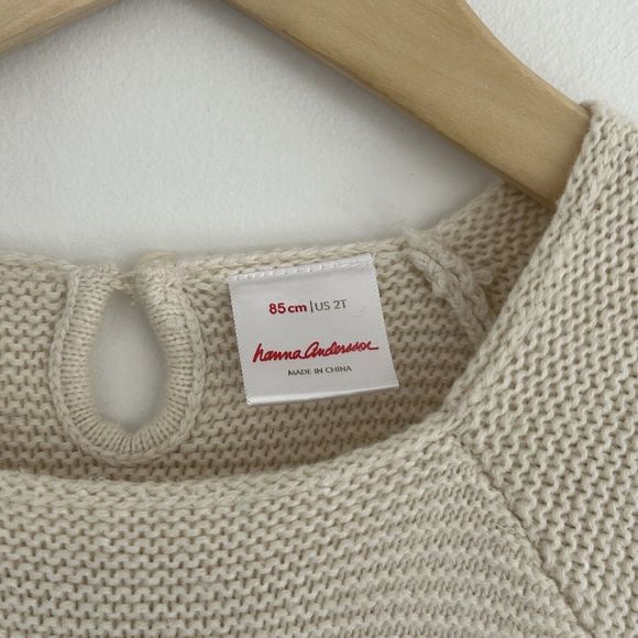 Hanna Andersson Dear Deer Sweater Dress Size US 2T 85 cm Holidays Christmas - Picture 4 of 6